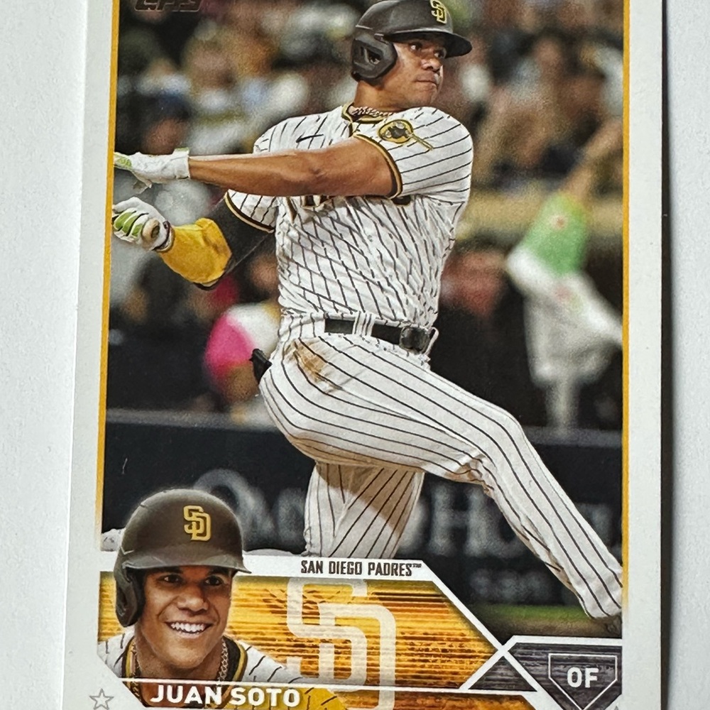 Juan Soto, Outfielder, Baseball Card - 2023 Topps. San Diego Padres